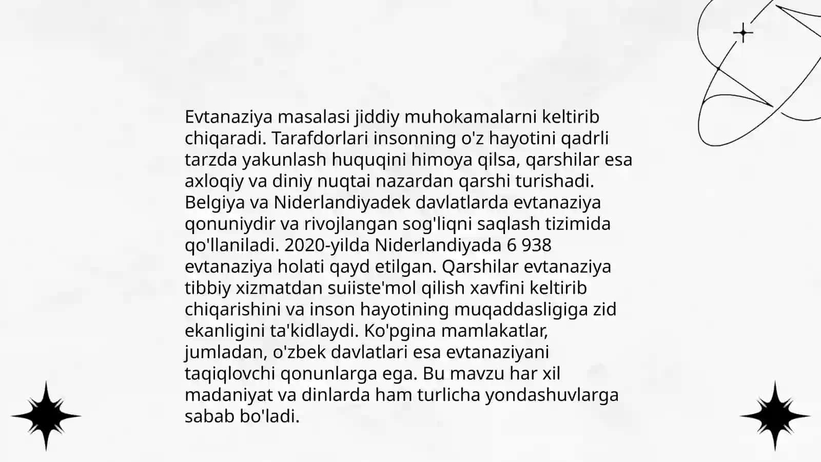 Evtanaziya muammolari 4