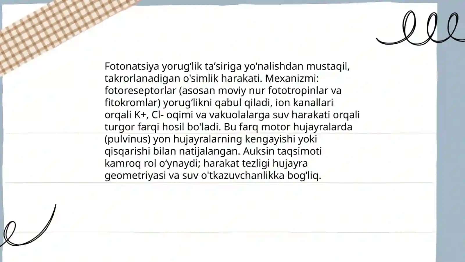Fototropizm, Fotanatsiya va Geotropizm Hodisalarini Kuzatish 4