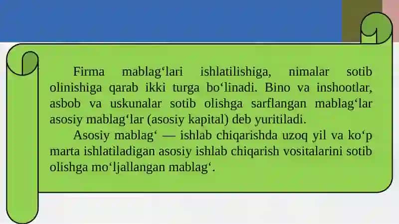 Buxgalteriyahisobifanidan Taqdimot 4