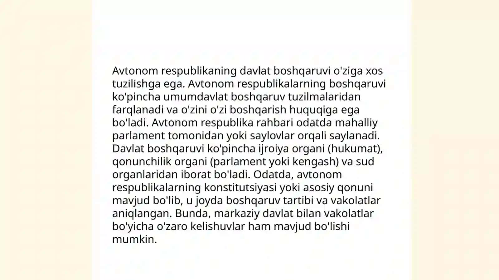 Qoraqalpog'iston Respublikasining konstitutsiyaviy maqomi 4
