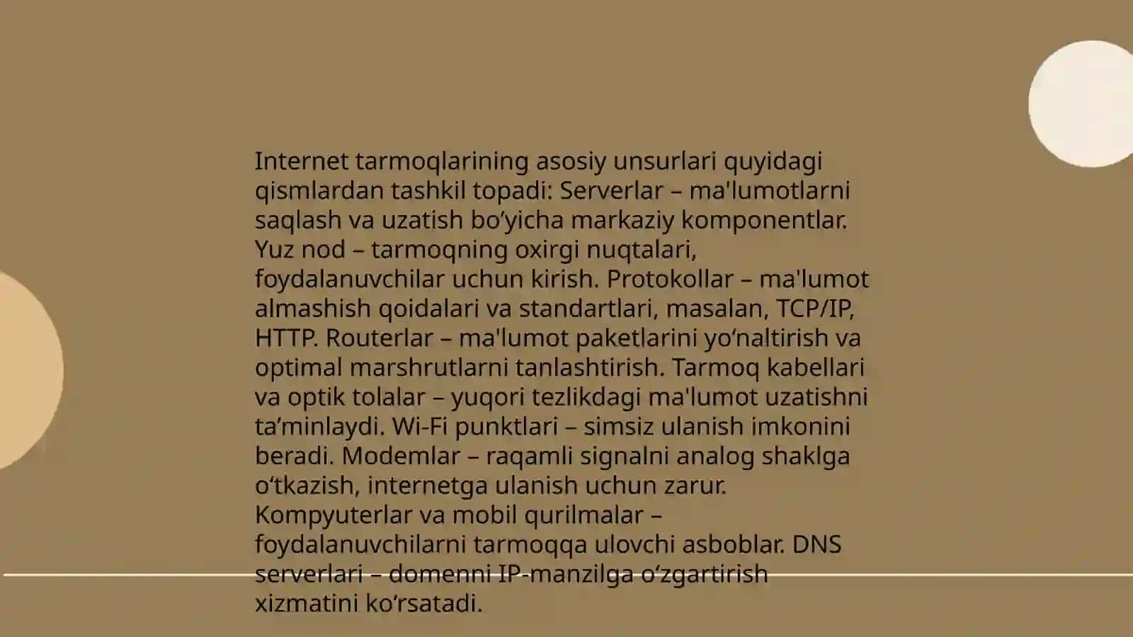 Internet tarmoqlarini boshqarish va ularning afzalliklari 4
