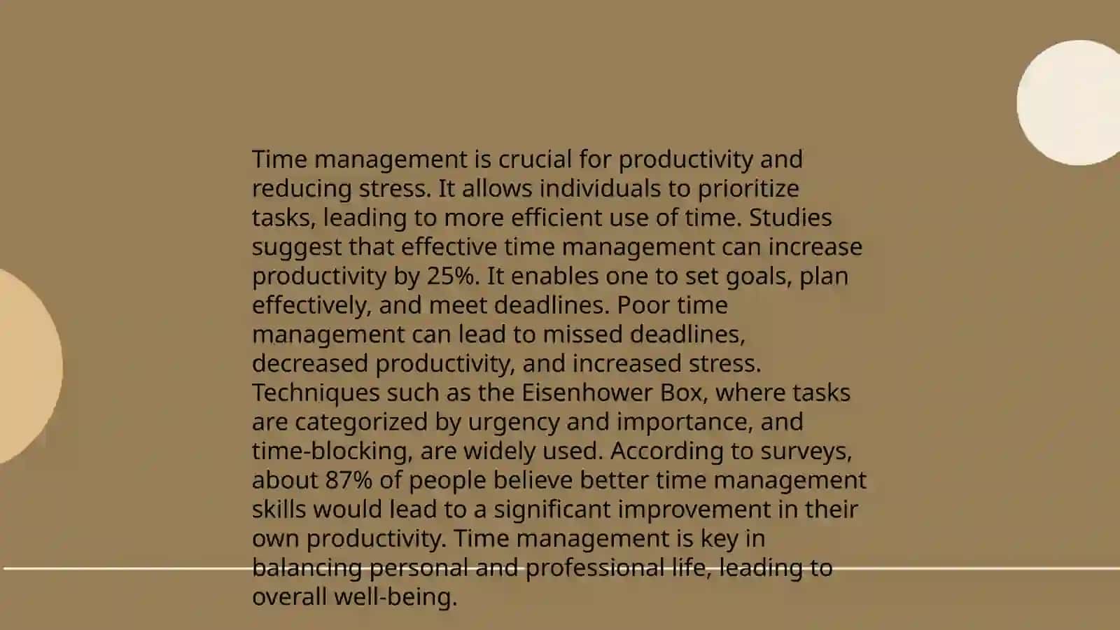 Time and Time Management 4