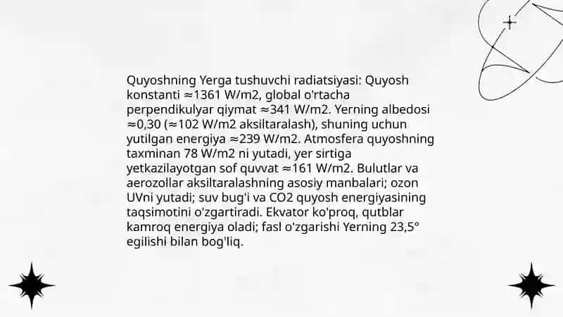 Atmosferadagi issiqlik muvozanati oʻzgarishining sayyora iqlimiga ta'siri, parnik effekti 4