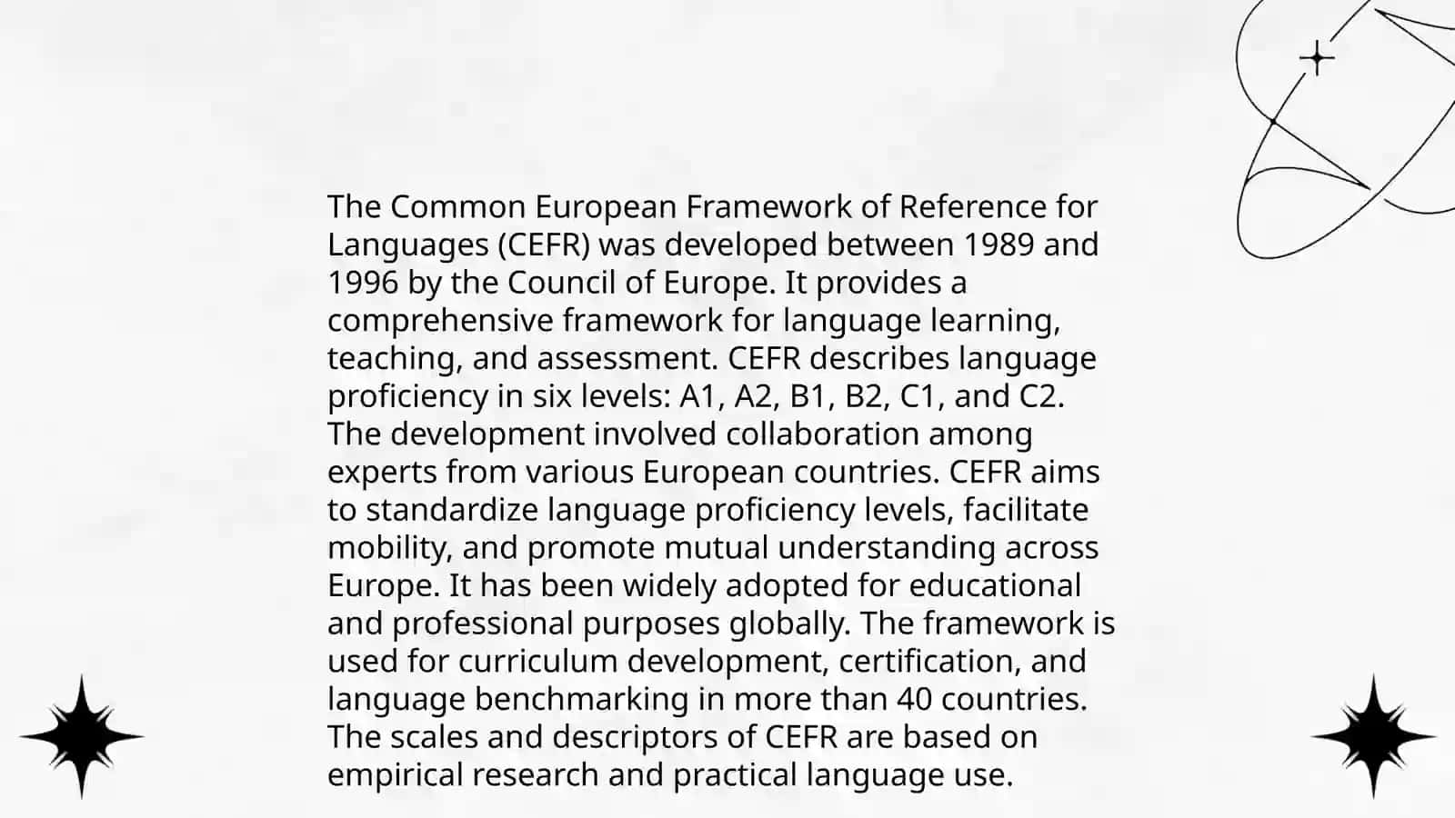 A brive history of cefr 4