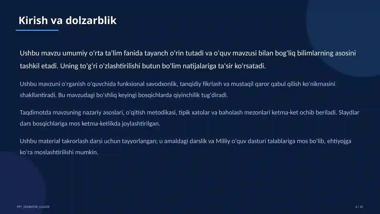 Inklyuziv ta'lim: alohida ehtiyojli o'quvchilar bilan ishlash usullari 4