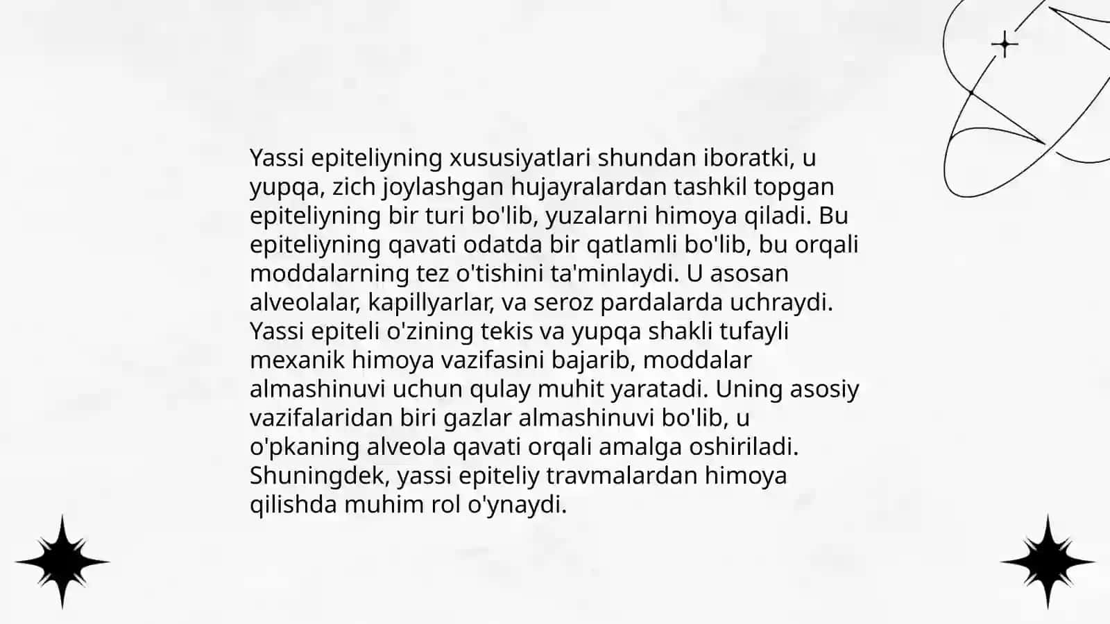 Kóp qavatli mugizlanmaydigam yassi epiteliyning qavatlarini tahlil qilish 4