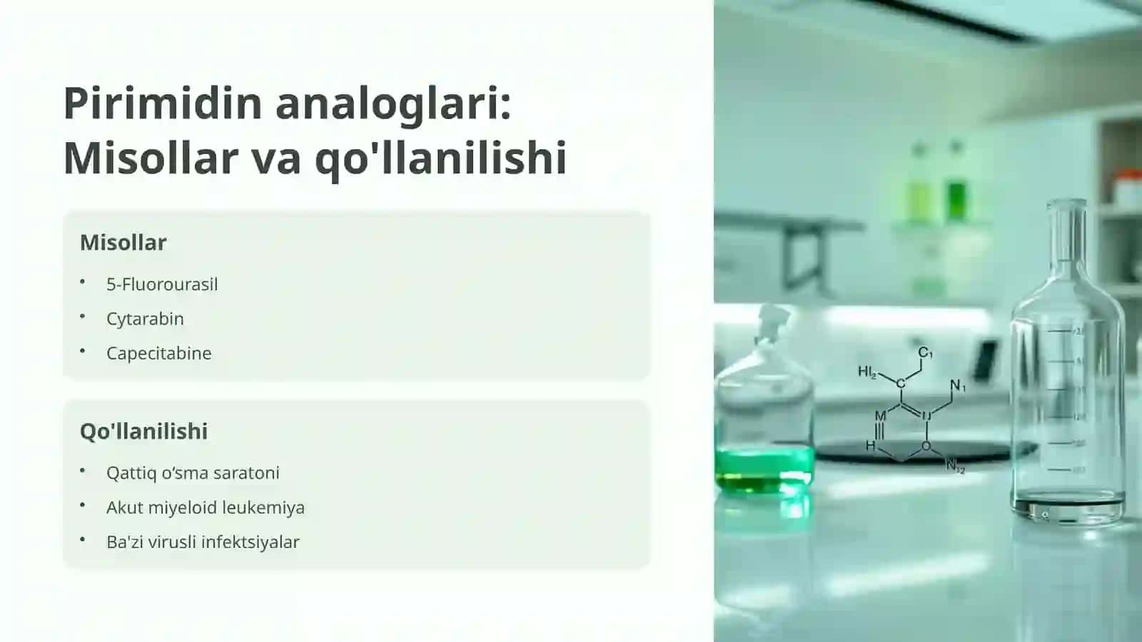 Antimetabolitlar: Kirish 4