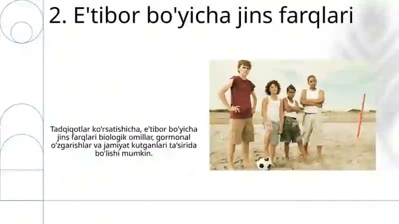 Oʻsmirlarda diqqatning yosh va jins xususiyatlari 4