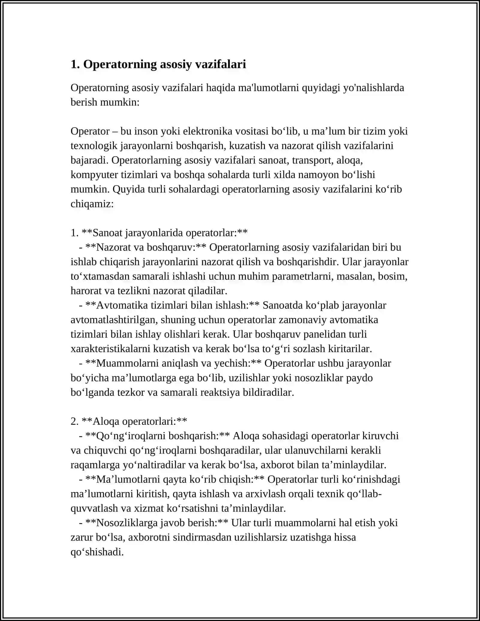 NEW OPERATORI VAZIFASI? 4