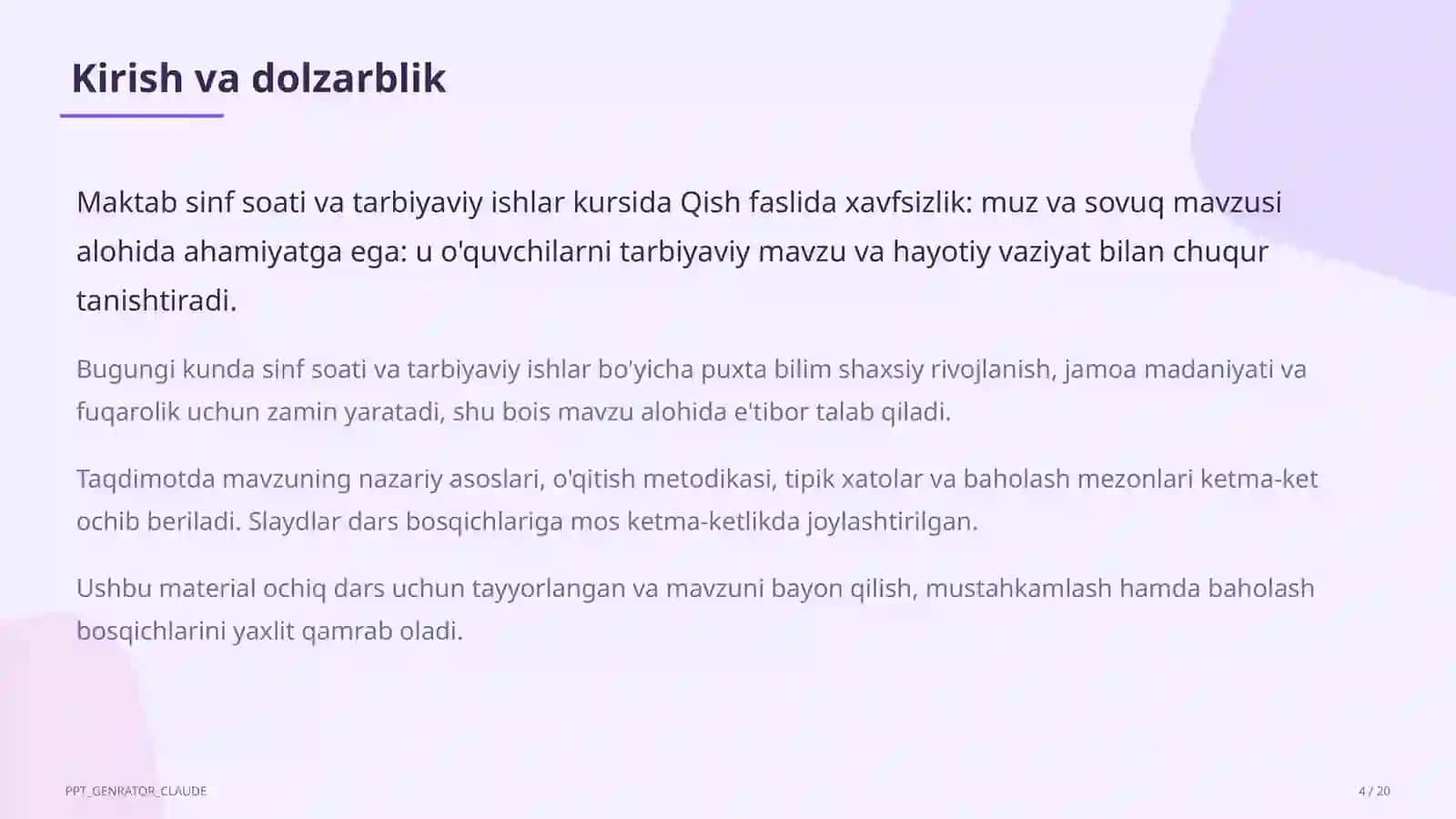 Qish faslida xavfsizlik: muz va sovuq 4