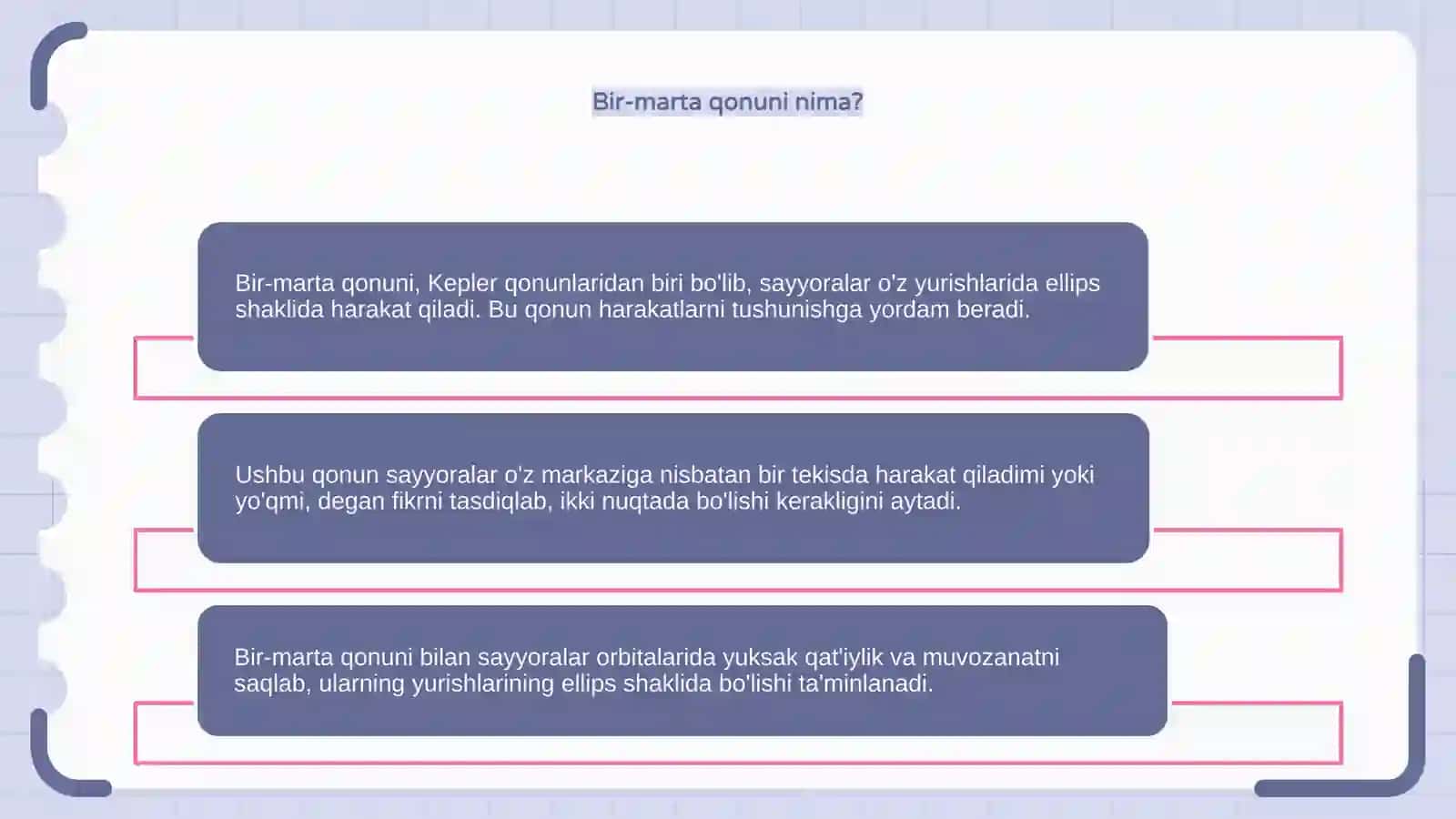 Kepler qonunlari 4