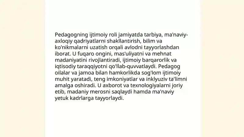 Pedagog kasbining mohiyati 4