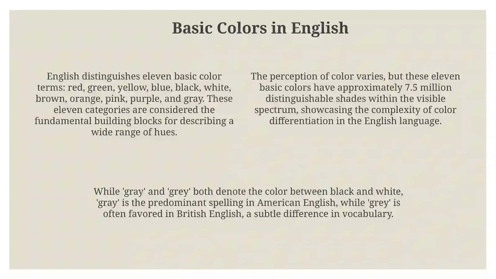 Colors 4