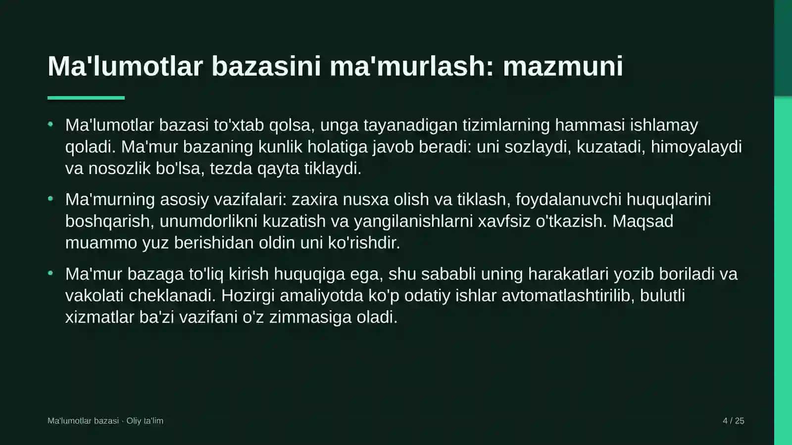 [Ichki ishlar organlarida ma'lumotlar bazasini ma'murlash] 4
