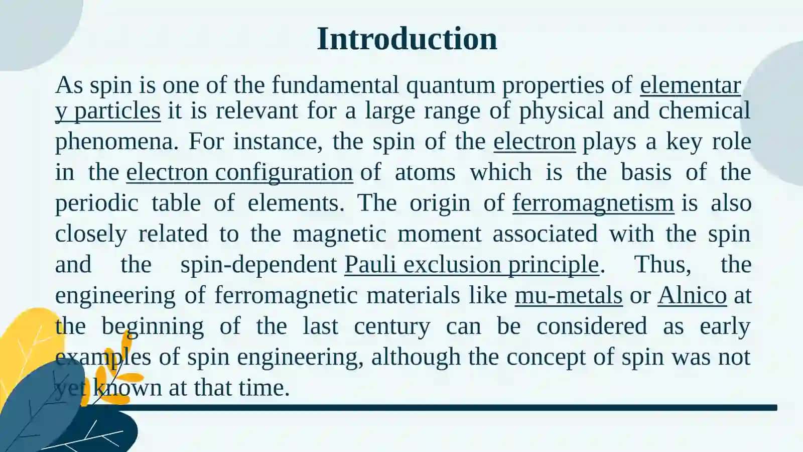 Spinengineering 4