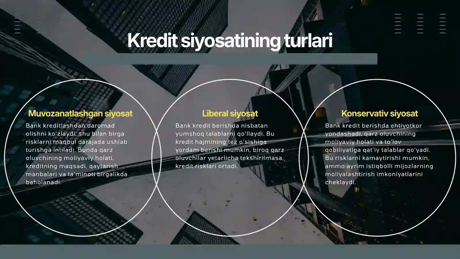Tijorat banklarining kredit siyosati va auditi 4