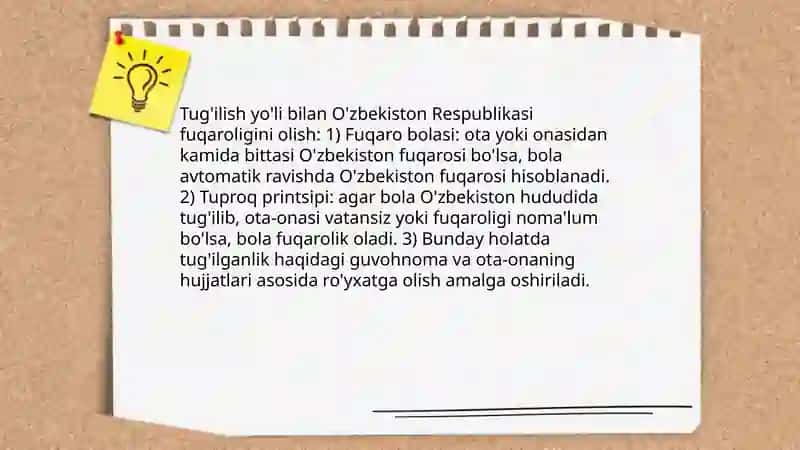 O'zbekiston Respublikasi fuqaroligi 4