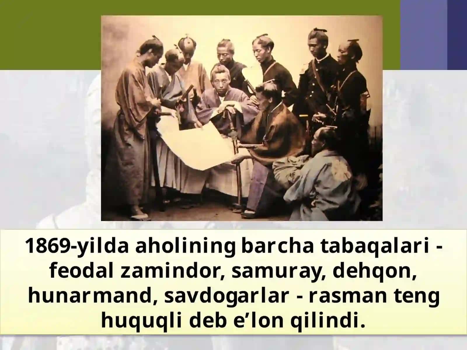 XIX asrning oxiri va XX asr boshlarida Yaponiya 4