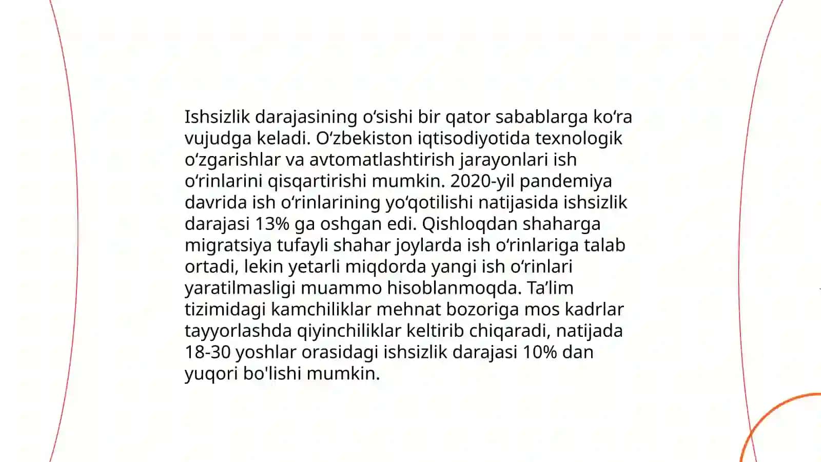 Ishchi kuchi uning bandligi va ishsizlik 4