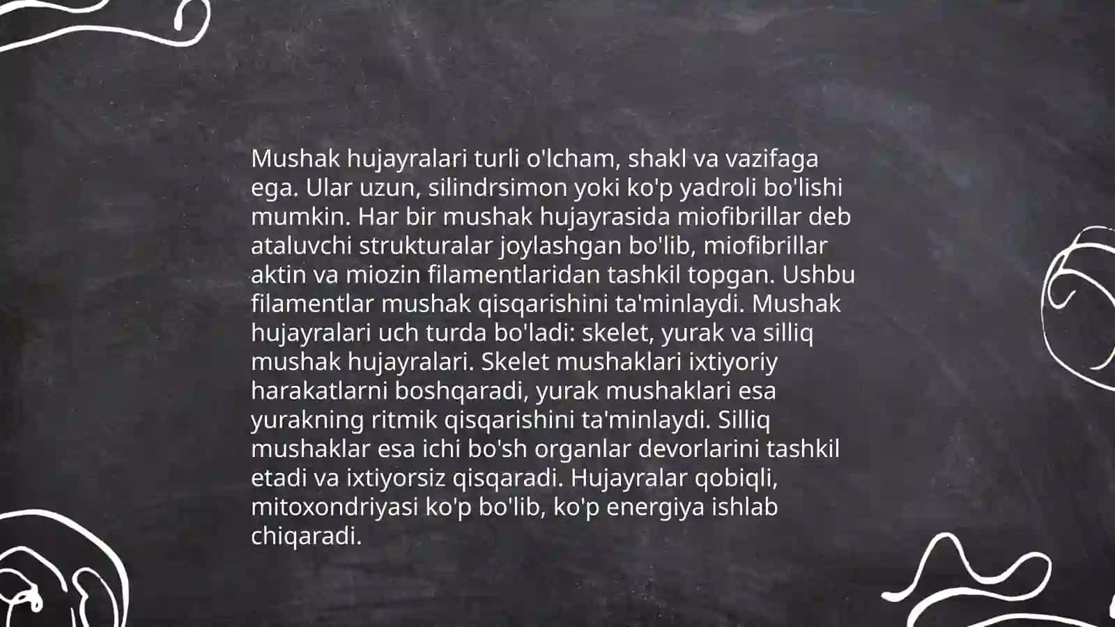 Muskullar fiziologiyasi 4