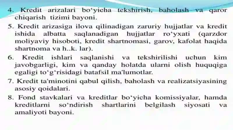 Kreditga layoqatlilik 4