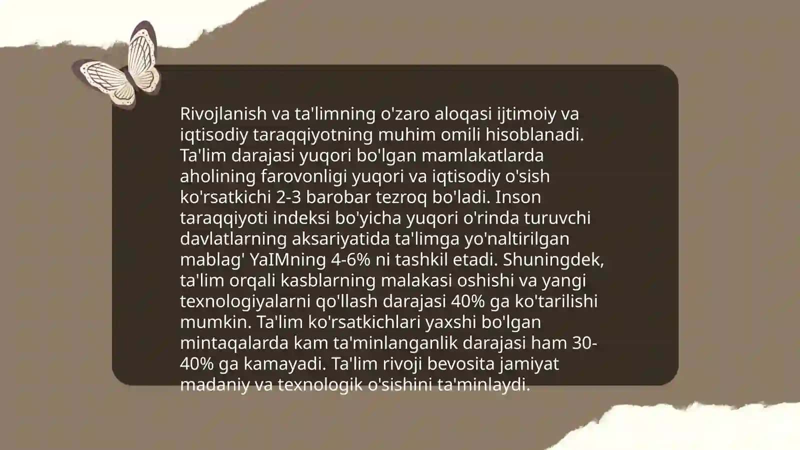 Rivojlanishning pedagogik talim nazariyasi 4