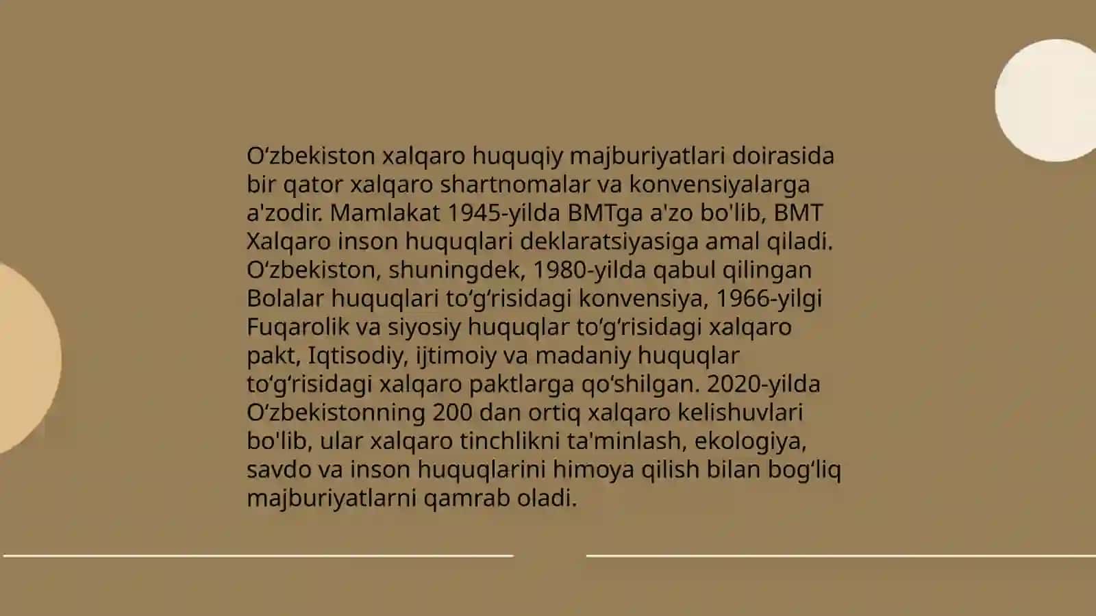 Yangi o'zbekistonda inson xaq huquqlari va erkinliklari kafolatini yaratilishi 4
