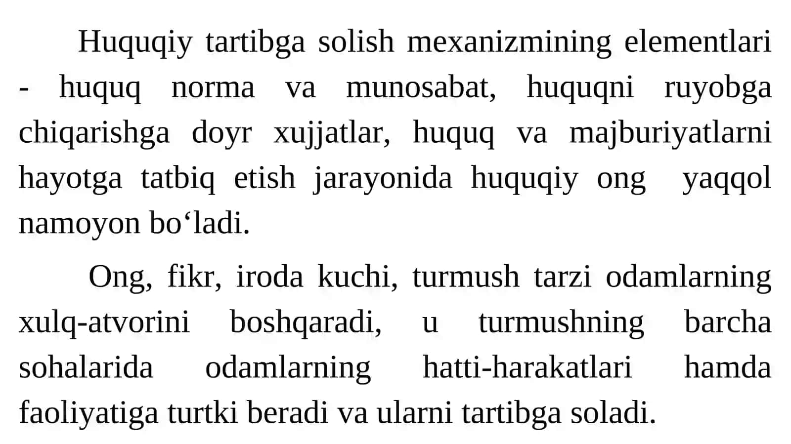 Huquqiy Ong va Huquqiy Madaniyat 4