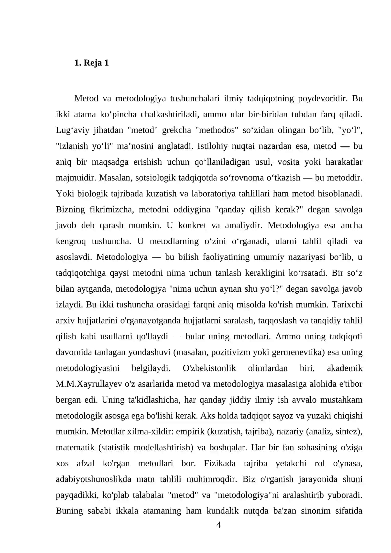Metod va metodologiya asosiy tushunchalar 4