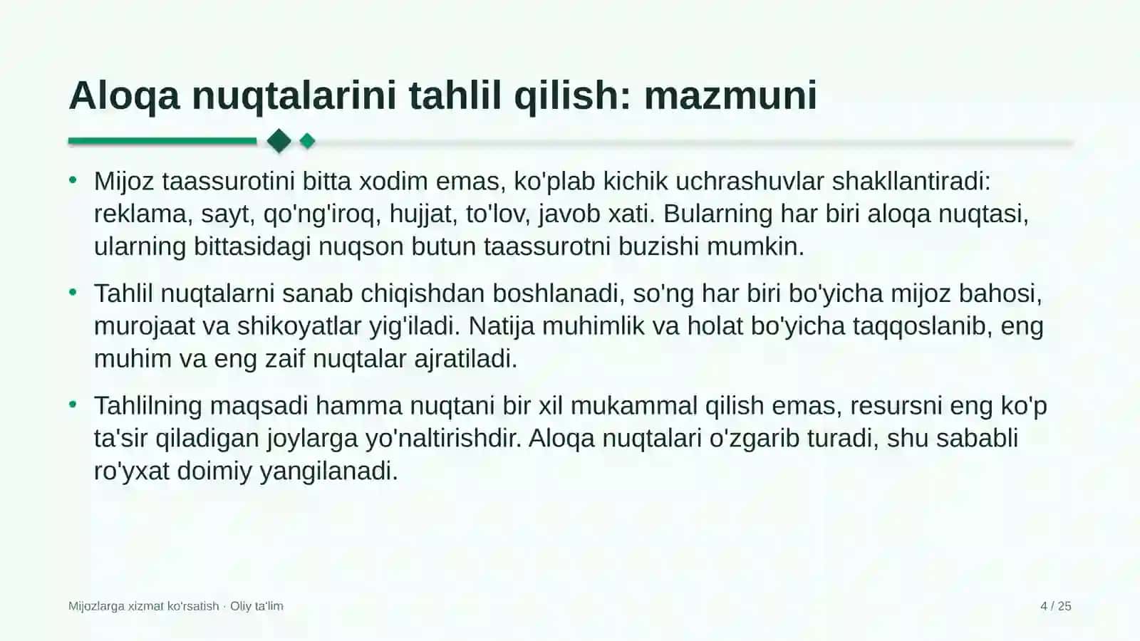 qon quyish markazlarida aloqa nuqtalarini tahlil qilish 4969 4