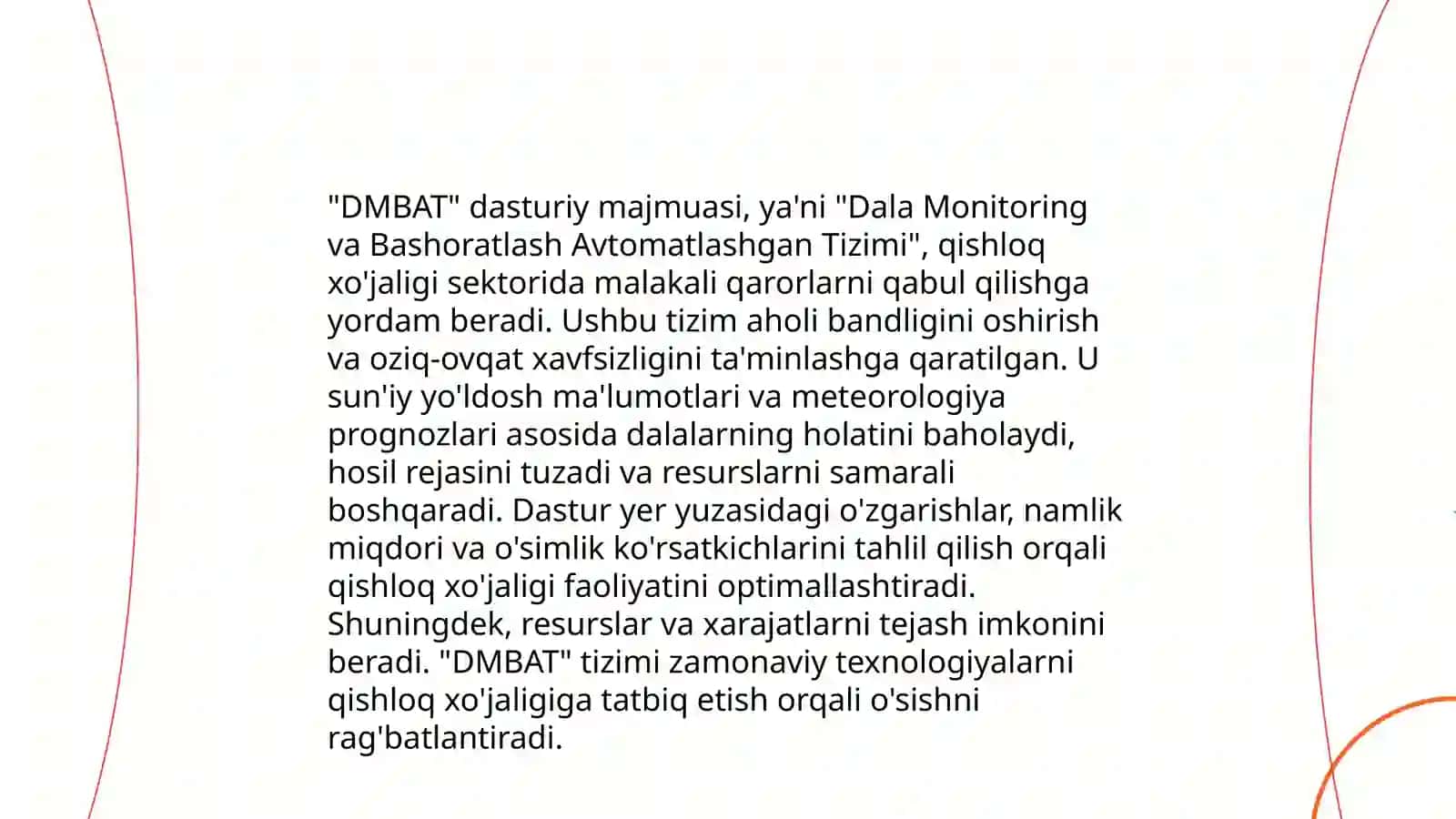 Davlat byudjeti ijrosini "DMBAT" dasturiy majmuasi asosida amalga oshirilishi 4