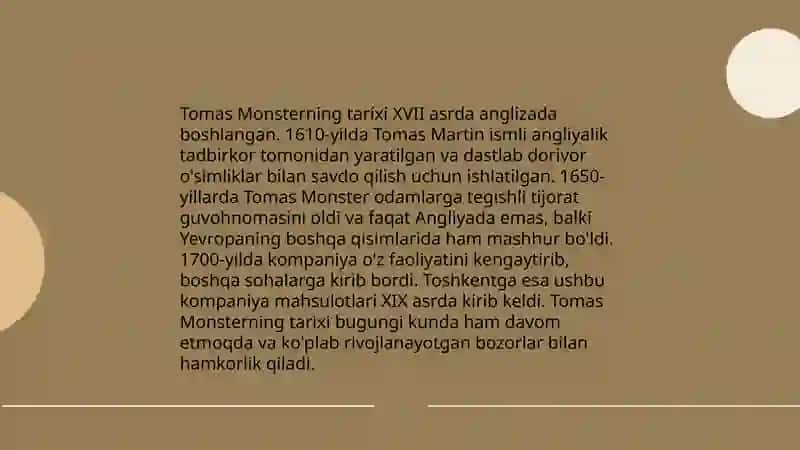 Tomas Monster taminoti 4