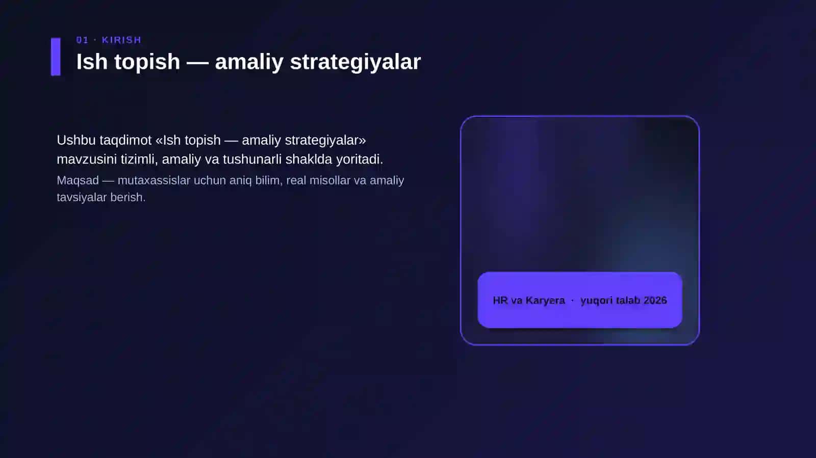 Ish topish — amaliy strategiyalar 4