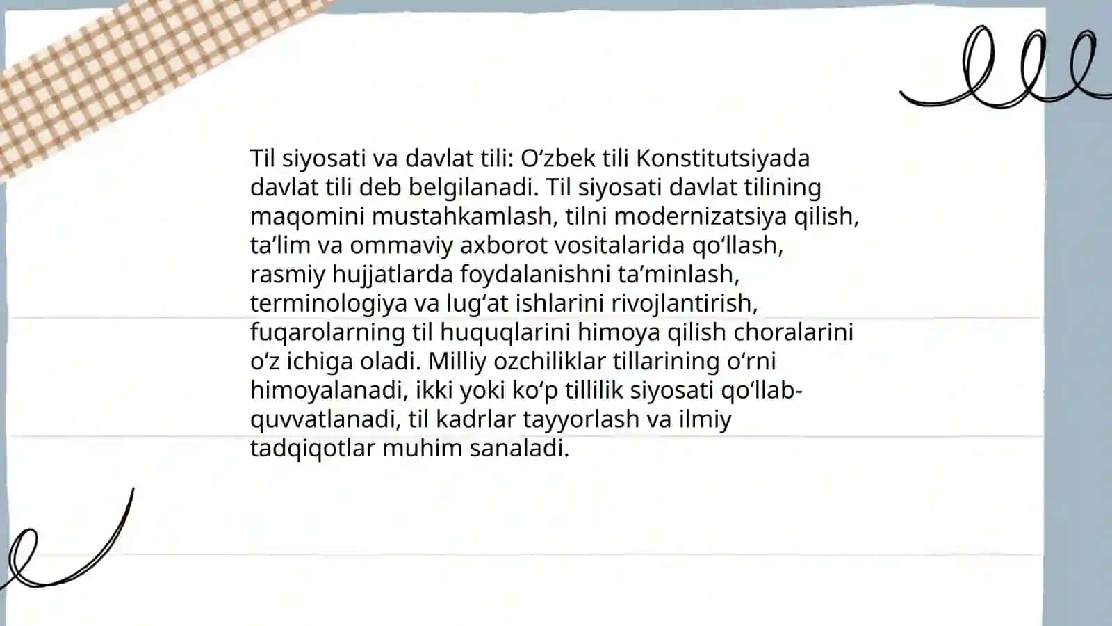 Tillar va Jamiyat 4
