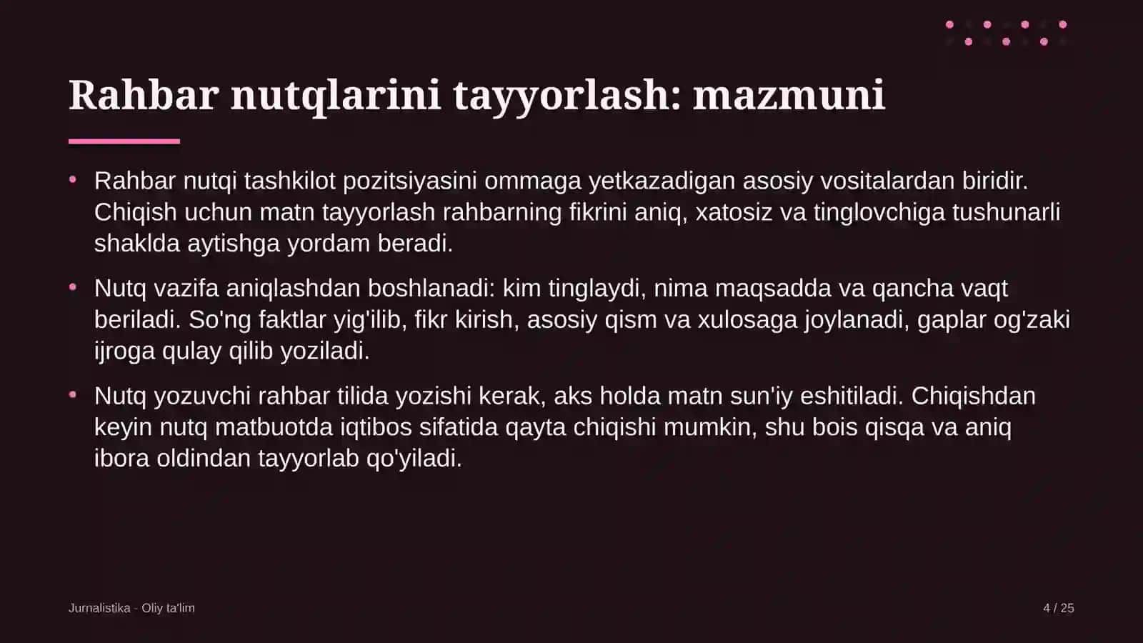 tog' ekotizimlarida rahbar nutqlarini tayyorlash 9246 4