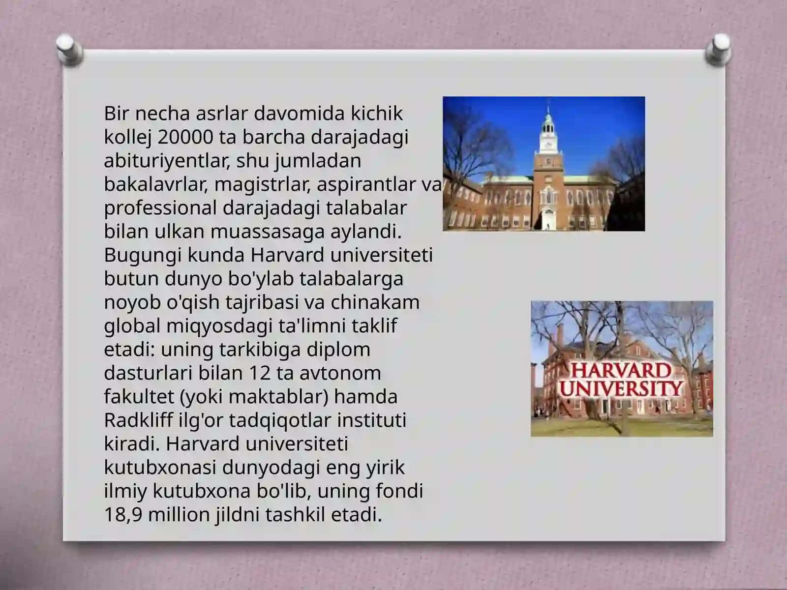 Garvard universitetida sotsiologiya fanining rivojlanishi 4