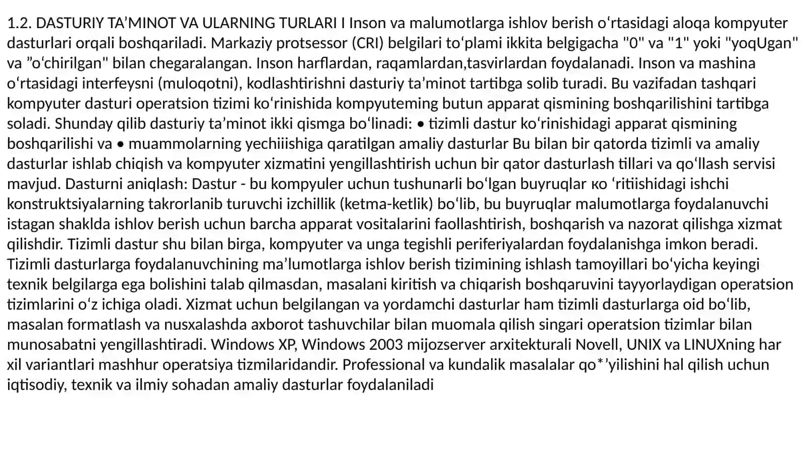 Mazkuro‘quvqo‘llanma Germaniyatexnikaviy hamkorlik tashkiloti (GTZ) hamda Germaniyataraqqiyot banki (KfW) ishtirokida gi "Axborot-kommunikatsiya texnologiyalari sohasida kasb-hunarinirivojlantirishgako‘maklashish M-loyihasi" 4