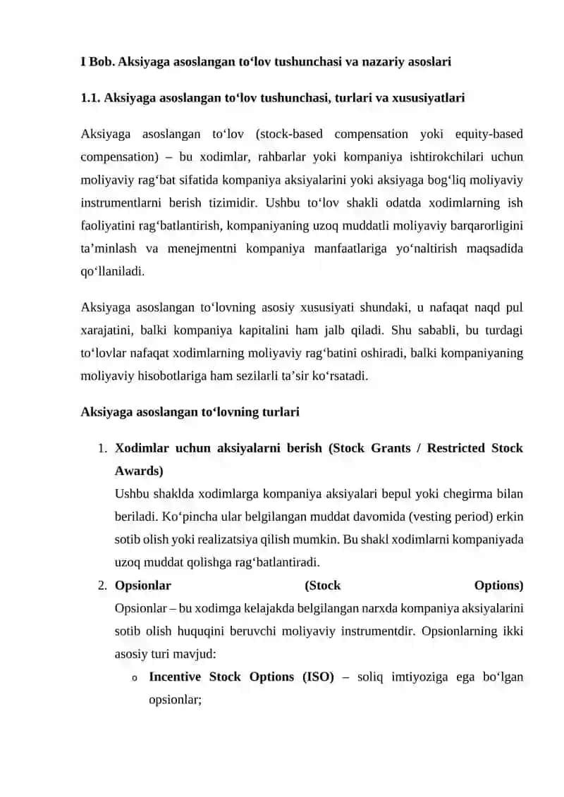 AKSIYAGA ASOSLANGAN TO‘LOVLARNING MOLIYAVIY HISOBDAGI O‘RNI 4