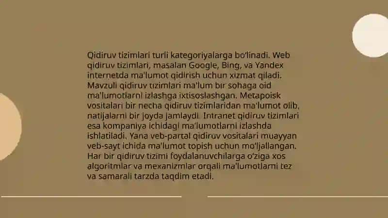 Axborot qidirish algoritmlari 4