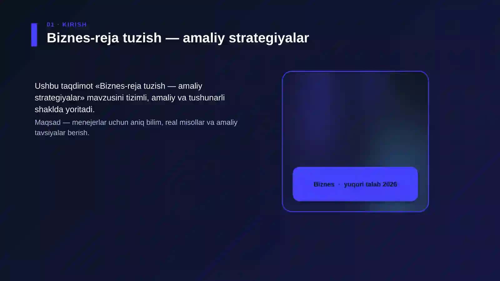 Biznes-reja tuzish — amaliy strategiyalar 4