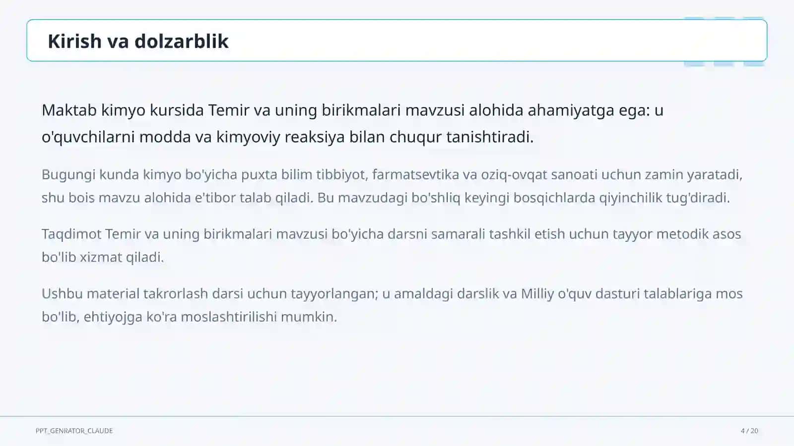 Temir va uning birikmalari (9-sinf) 4