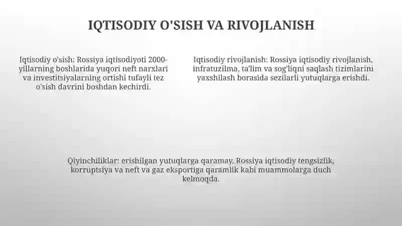 Rossiya Iqtisodiyoti 4