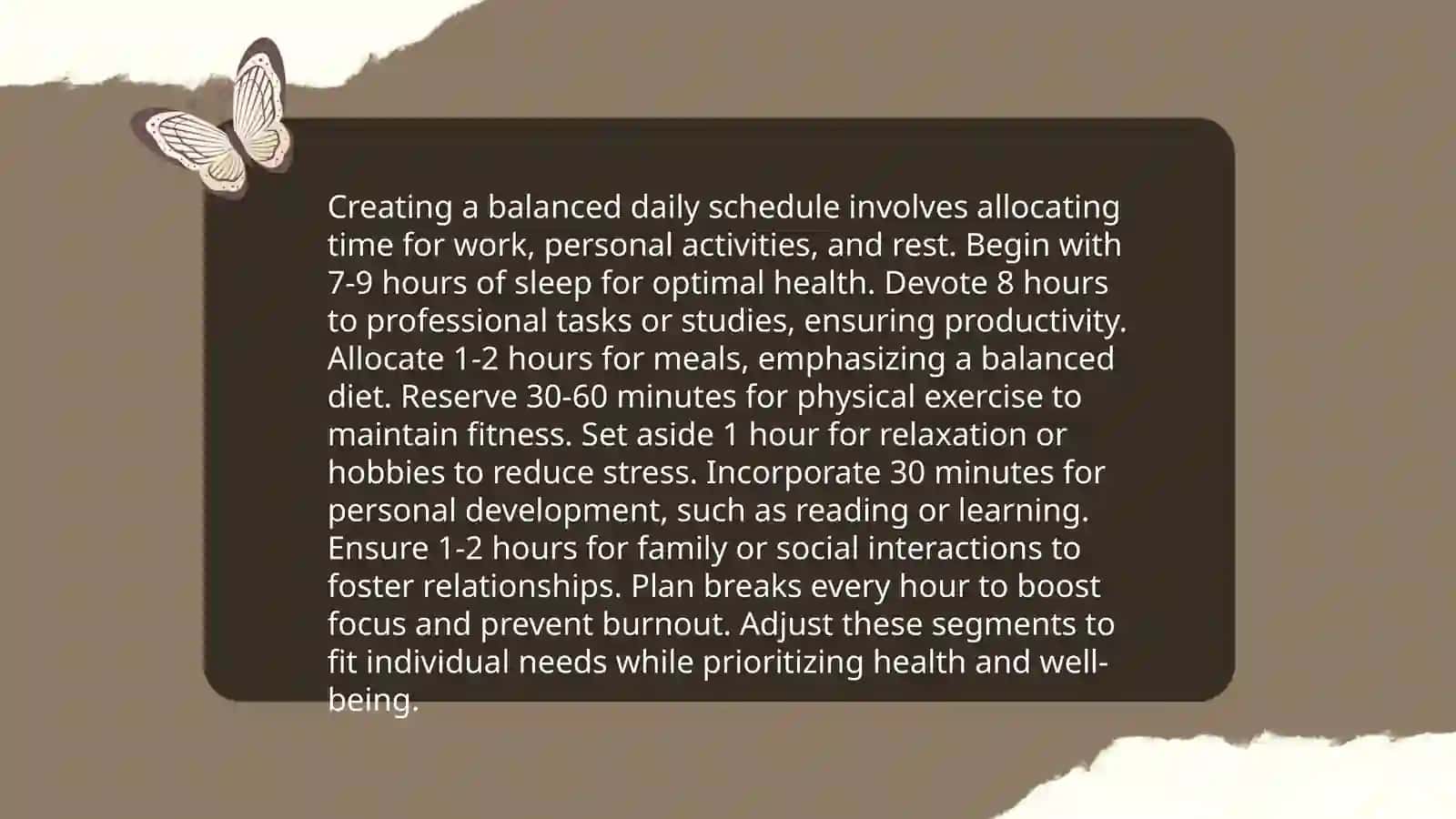 Balancing Study and Leisure 4