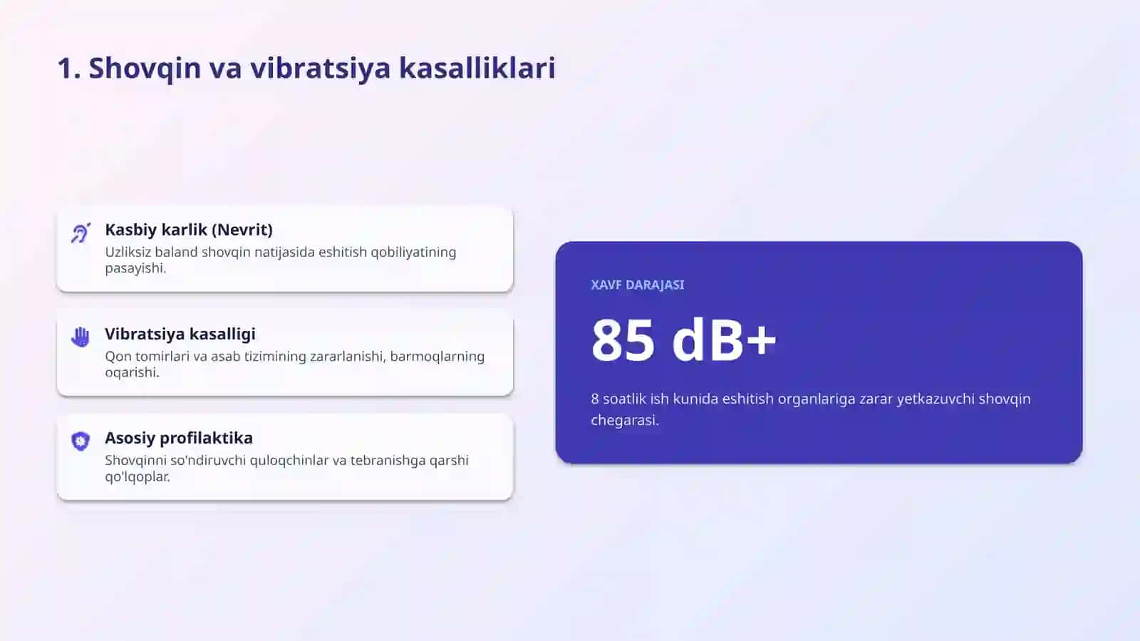 Ishlabchiqarishdakasbkasalliklarivaularnioldiniolish 4