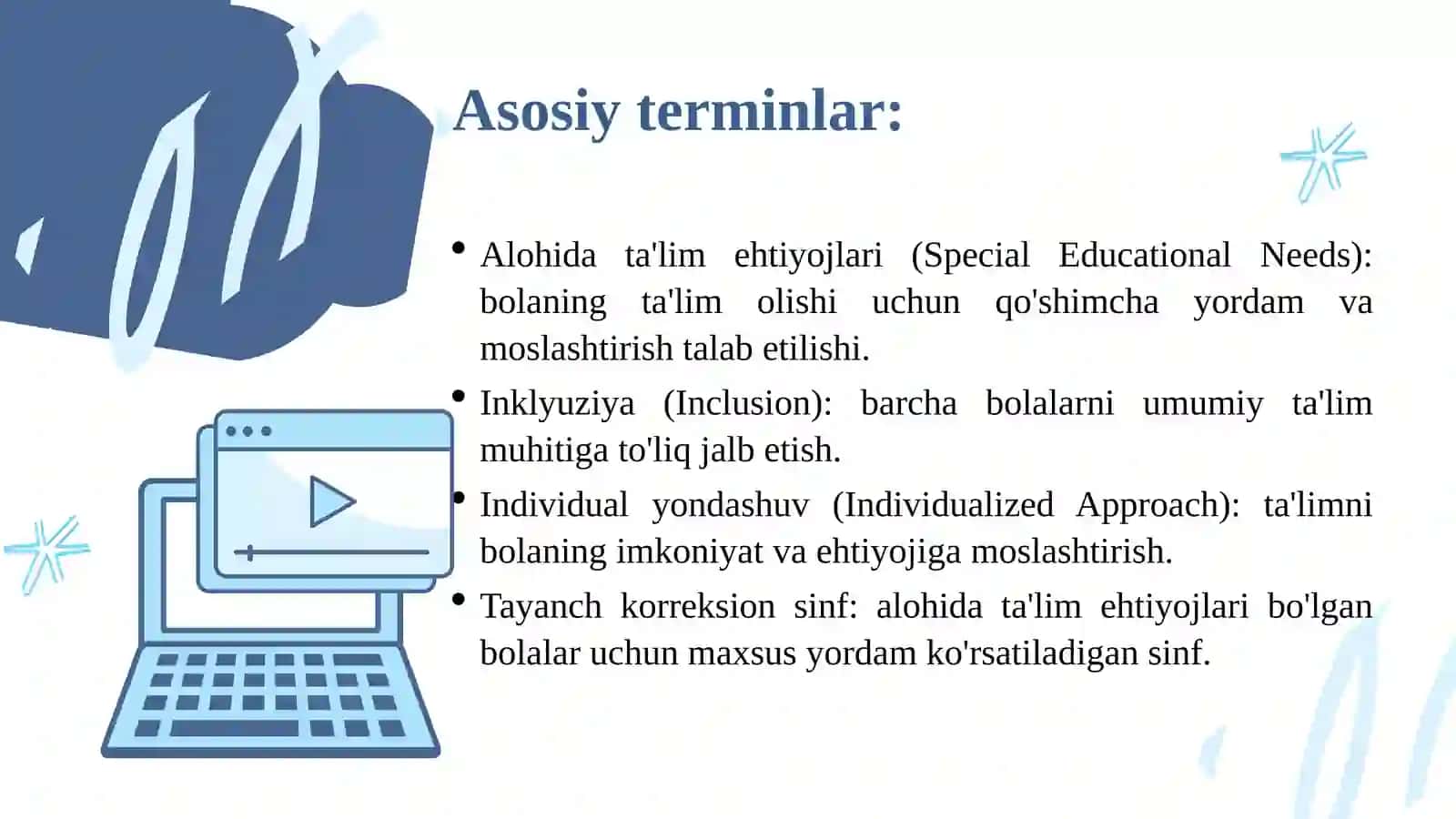INKLYUZIV TA'LIM: MAZMUNI, TAMOYILLARI VA METODLARI 4