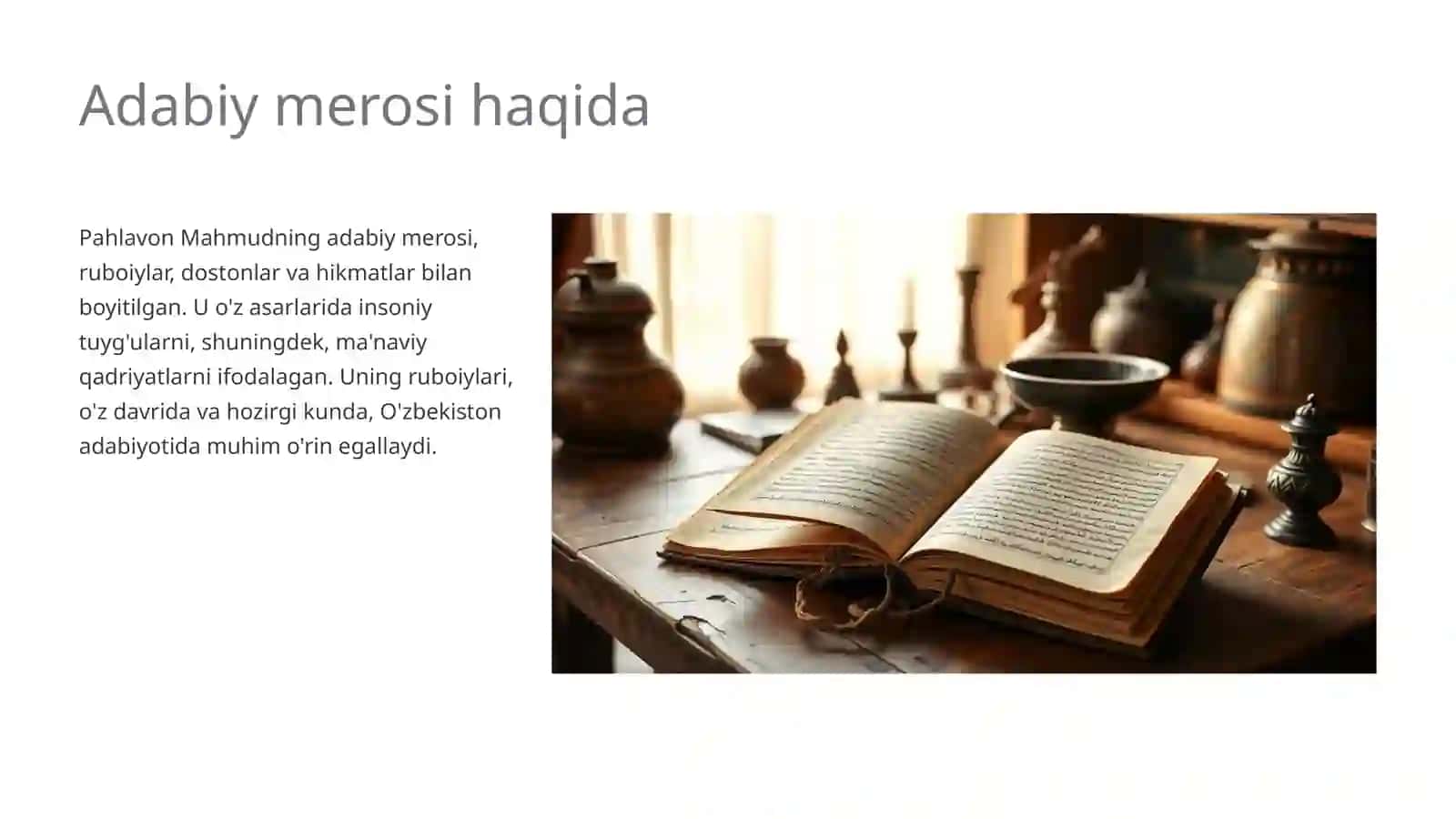 Pahlavon Mahmud ruboiylari 4