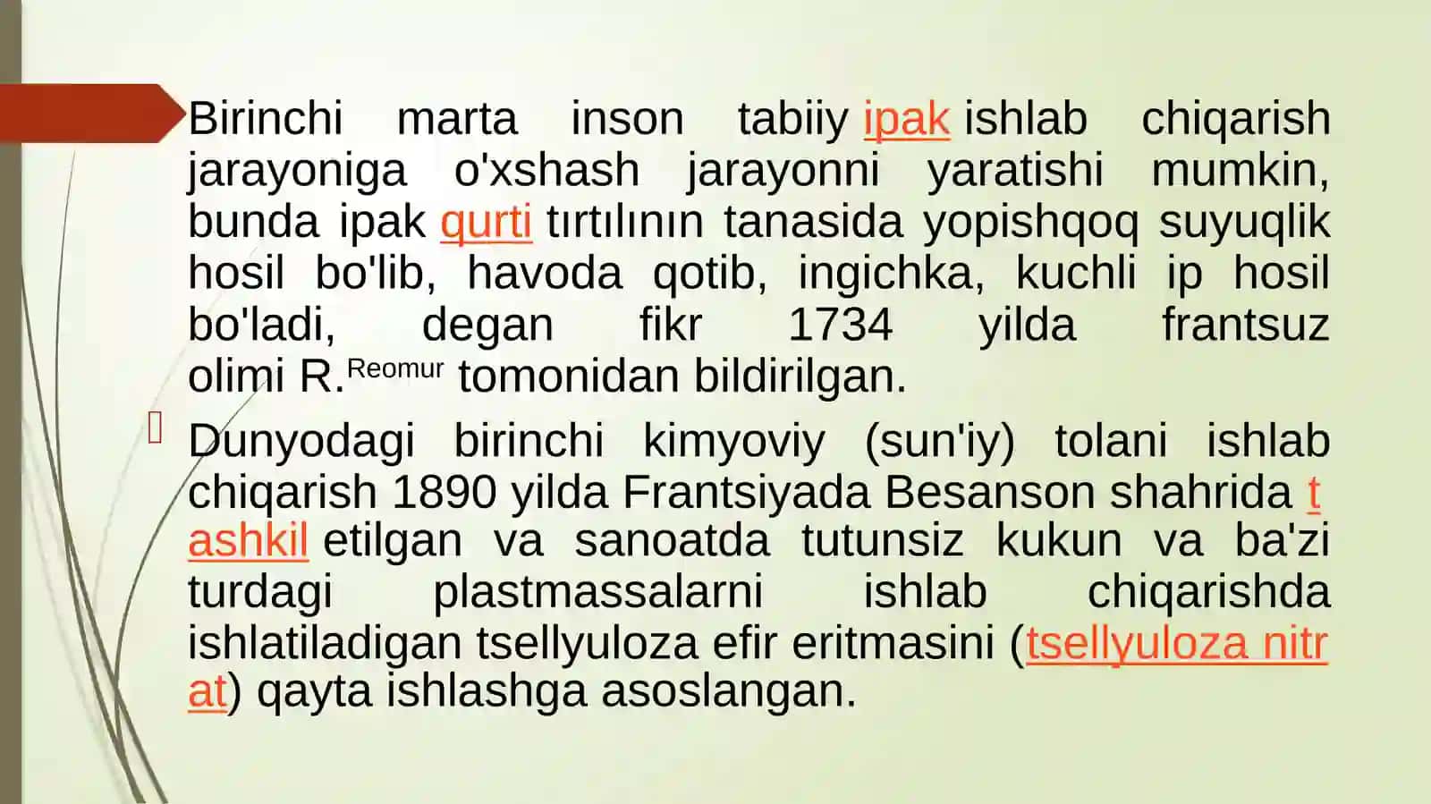 Kimyoviy tolalar tayyorlash metodikasi 4