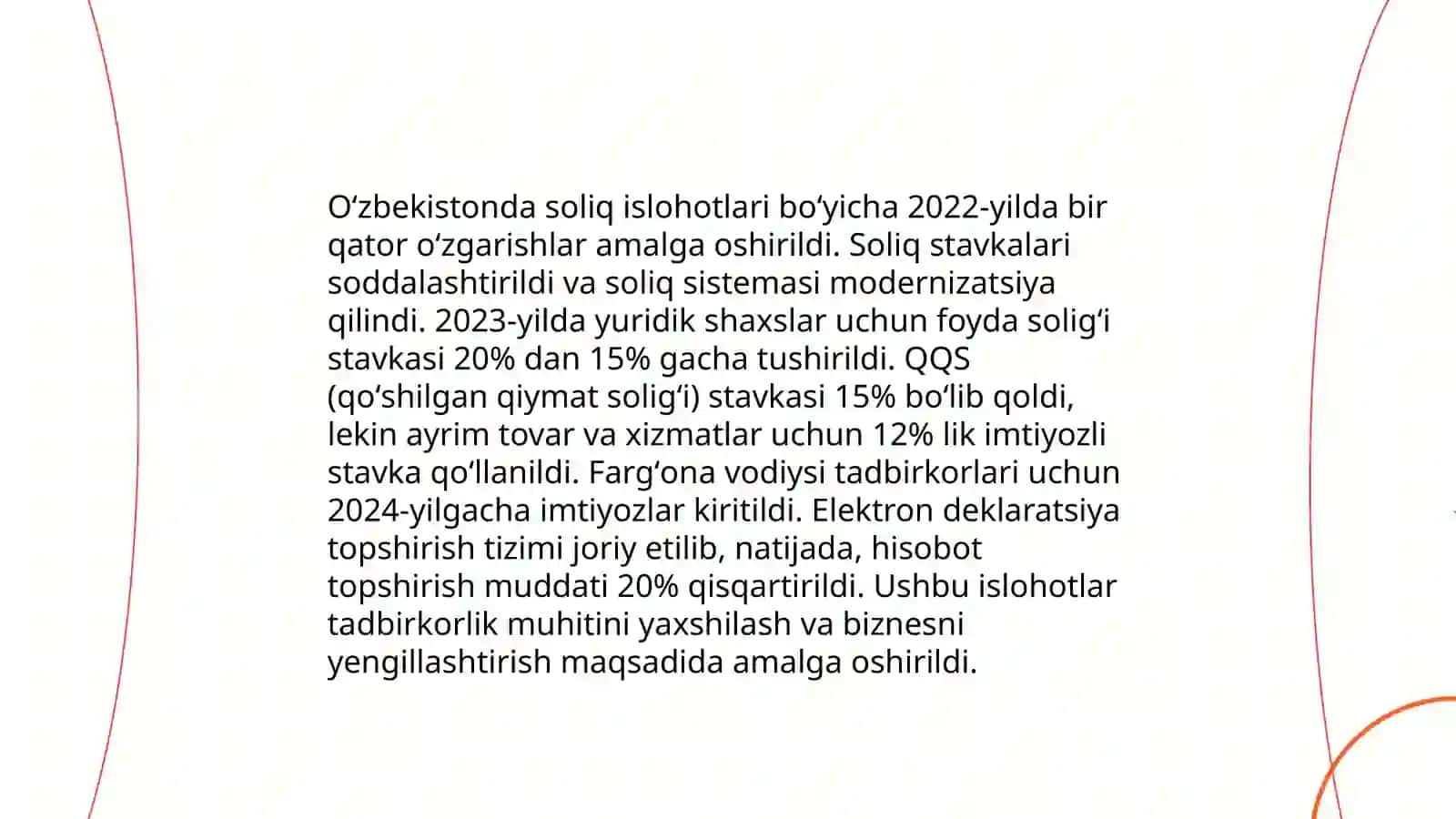 Raqobatbardosh iqtisodiyotni shakillantirish borasida amalga oshirilayotgan islohotlar 4