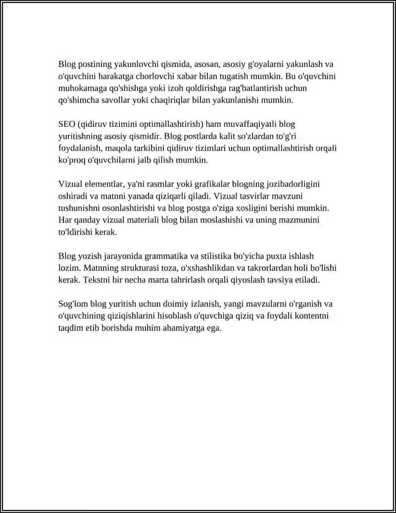 INTERNET TEXTS(BLOGS) 4