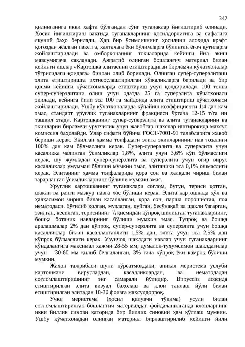 Картошка Уруғчилиги 4